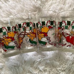 Set of 4 Winnie the Pooh Glasses
